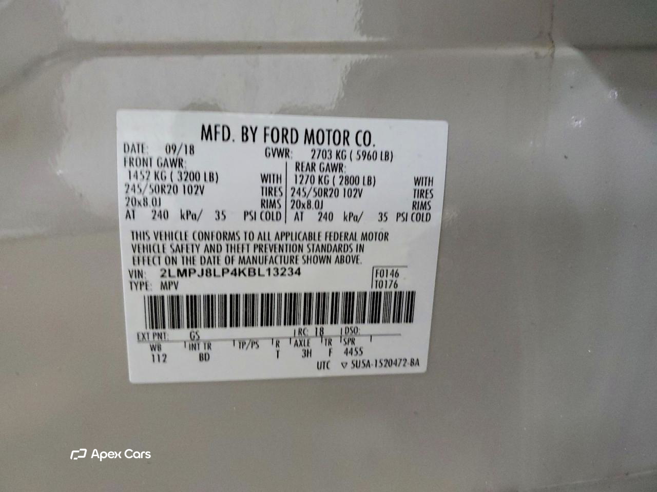 Lincoln Nautilus 2019