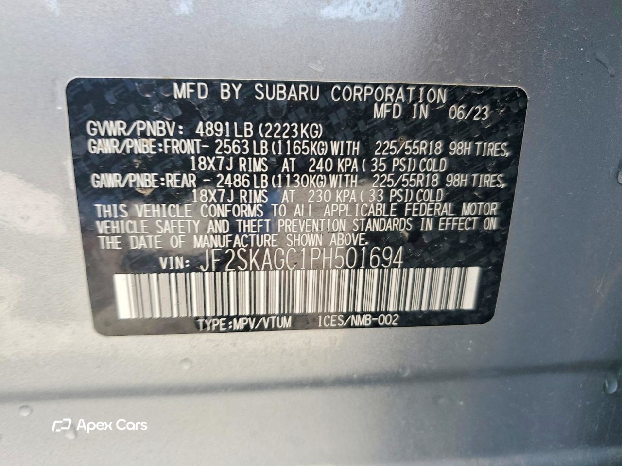 Subaru Forester 2023
