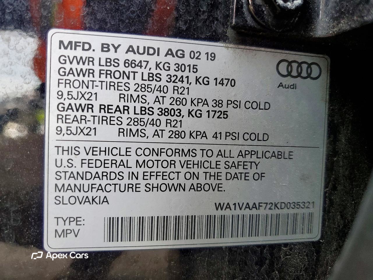Audi Q7 2019