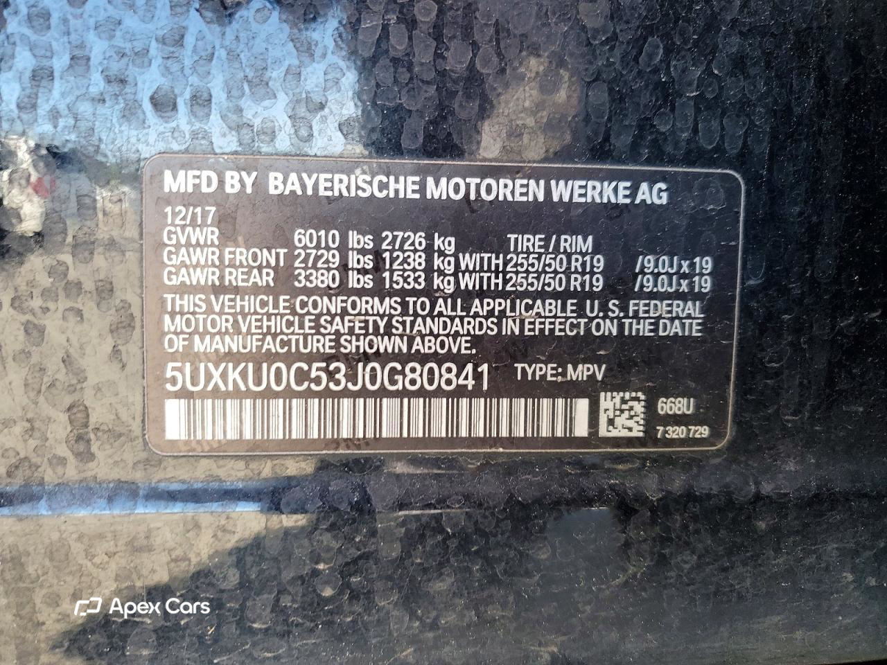 BMW X6 2018