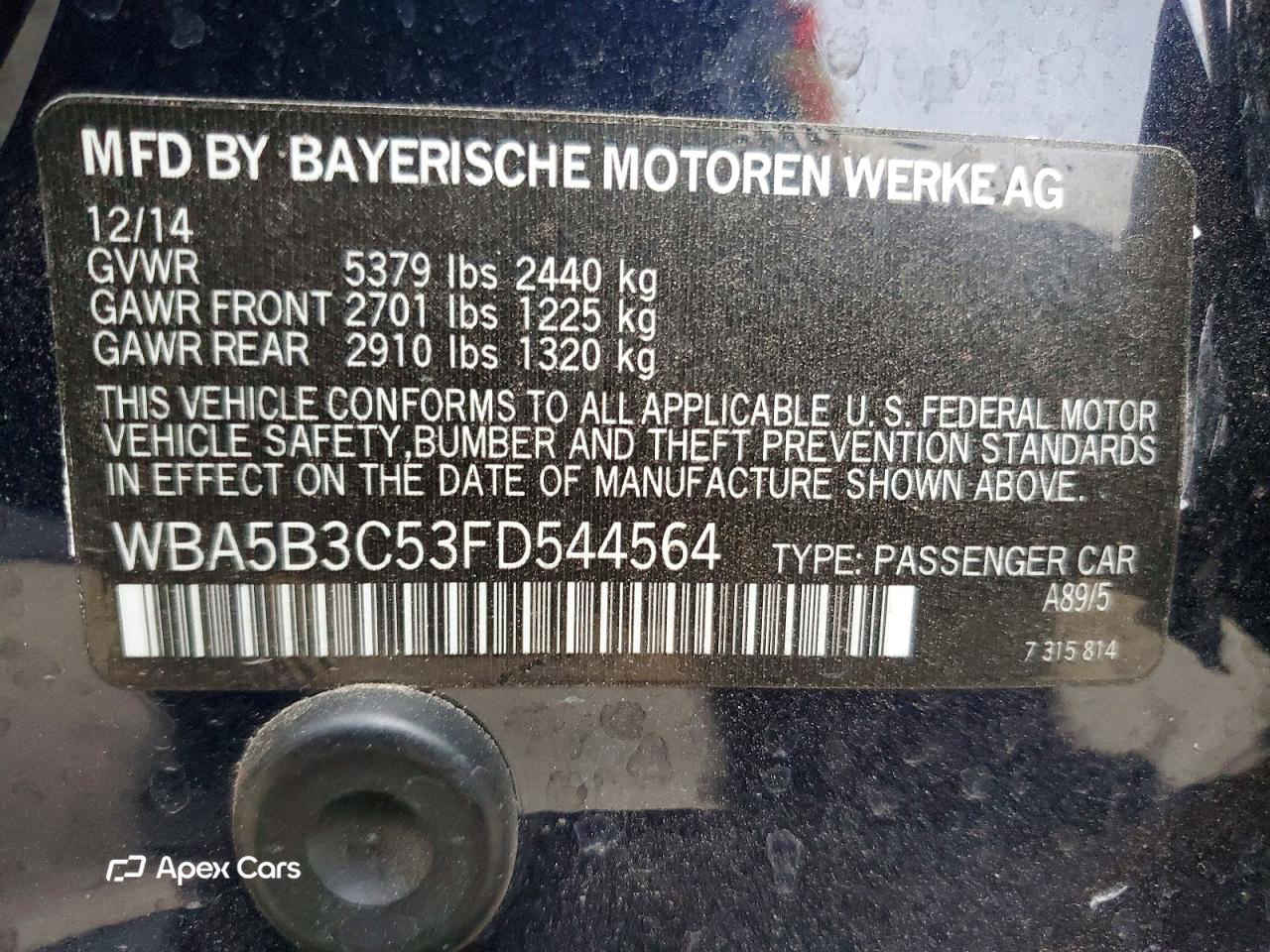 BMW Series 5 2015