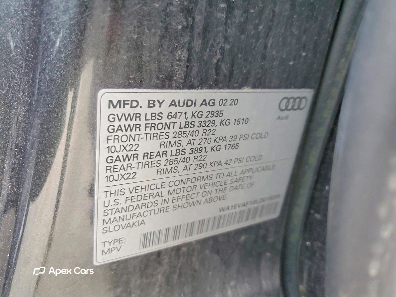 Audi Q8 2020
