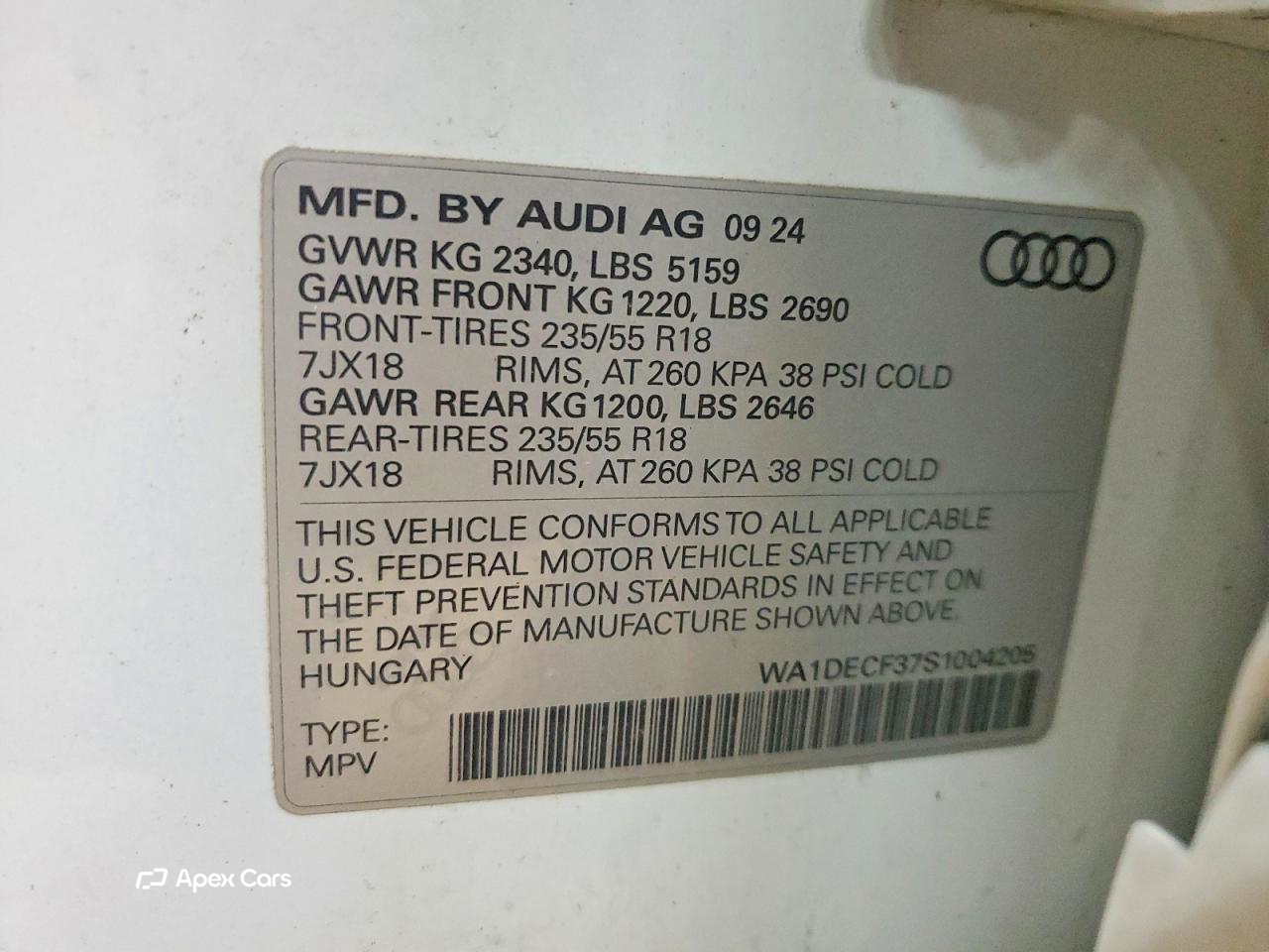 Audi Q3 2025