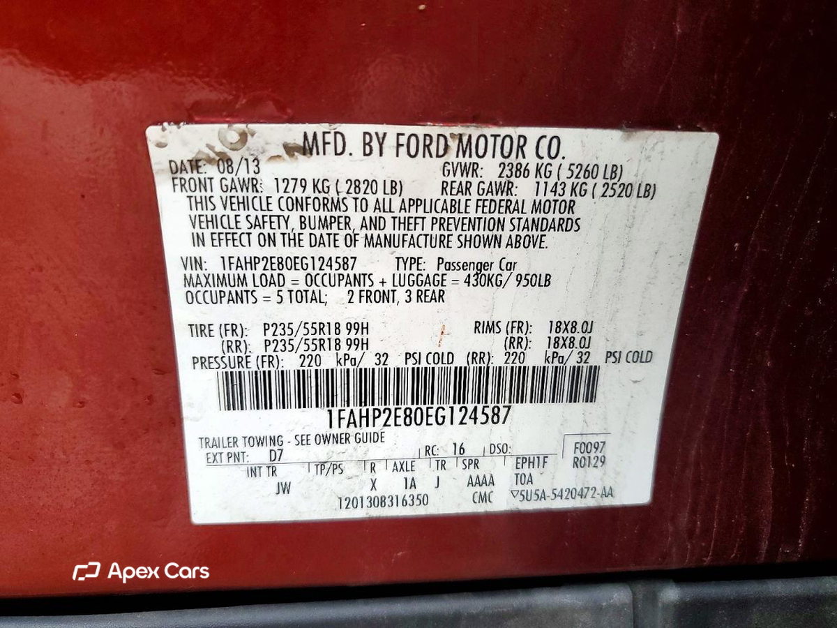Ford Taurus 2014