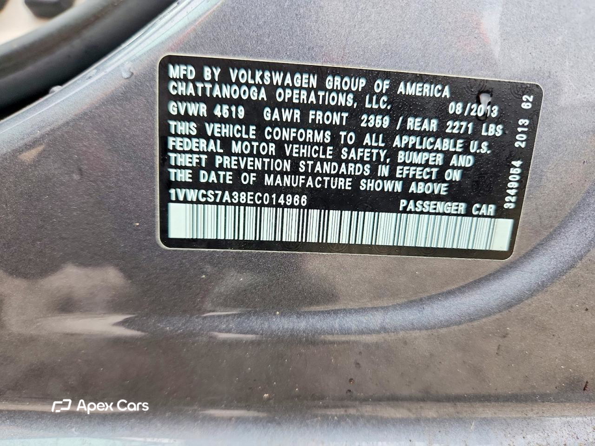 Volkswagen Passat 2014