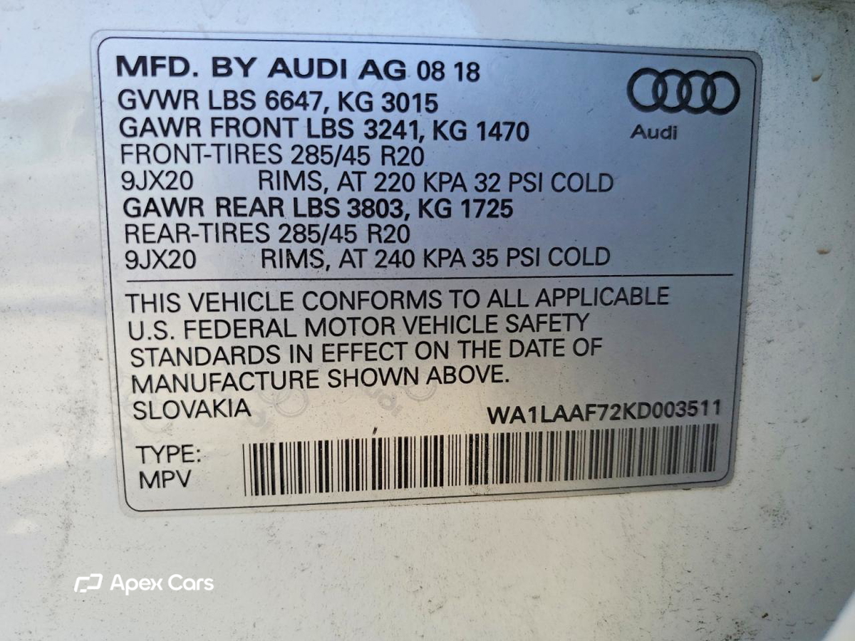 Audi Q7 2019