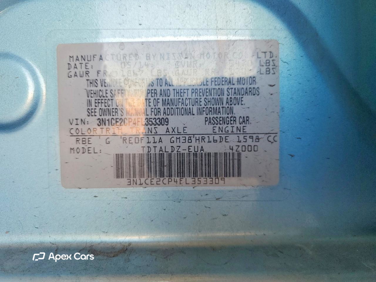 Nissan Versa 2015