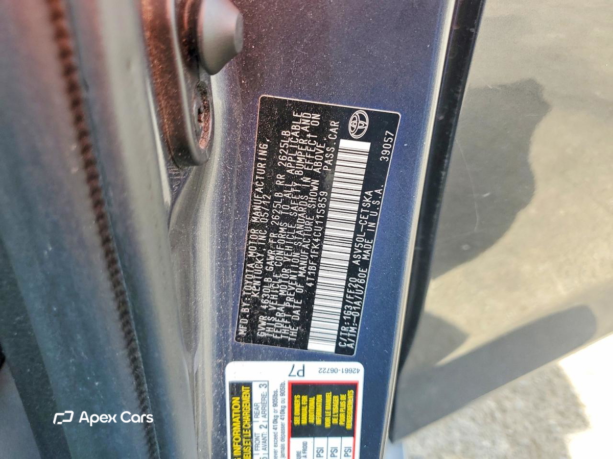 Toyota Camry 2012