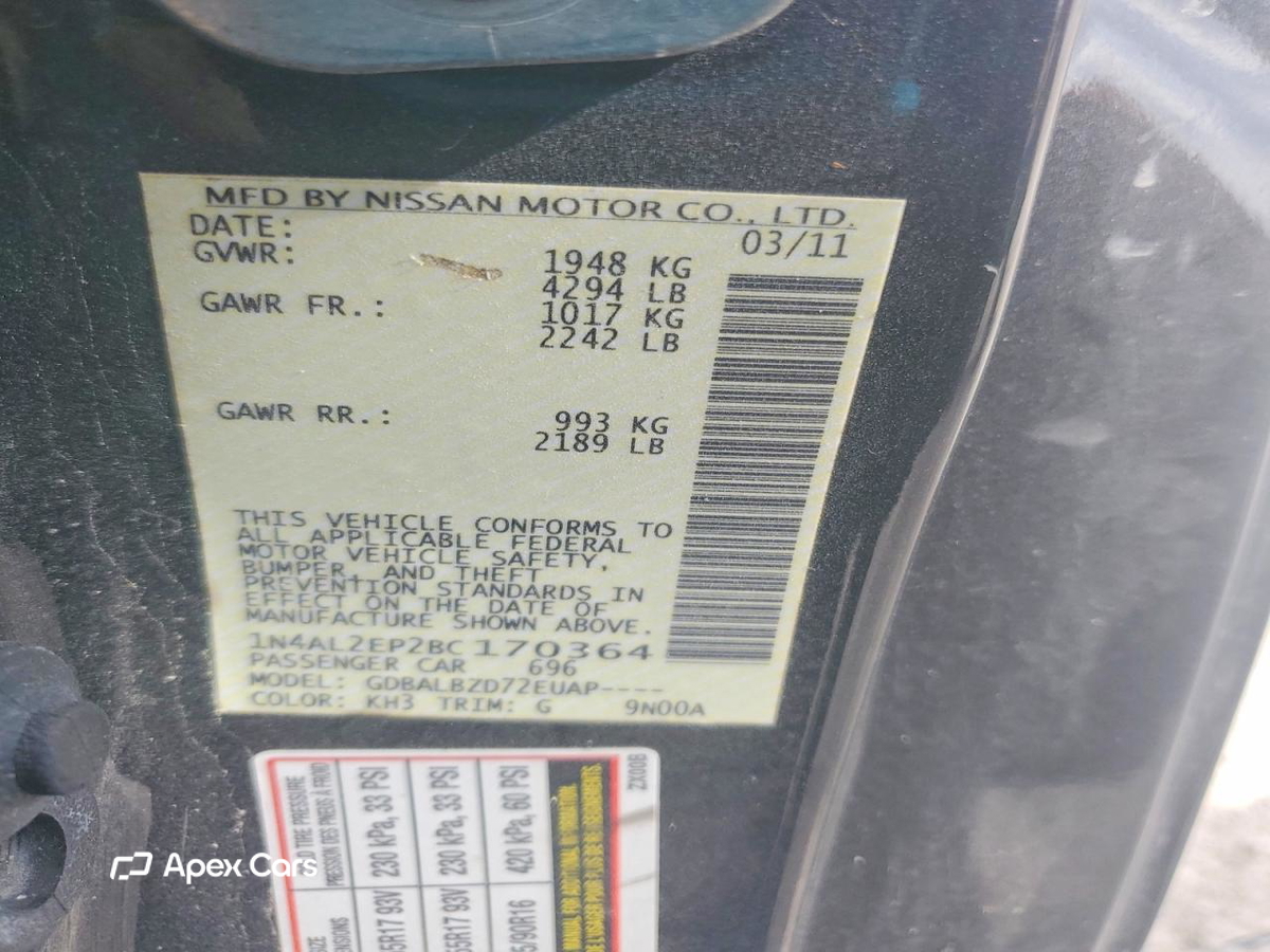 Nissan Altima 2011