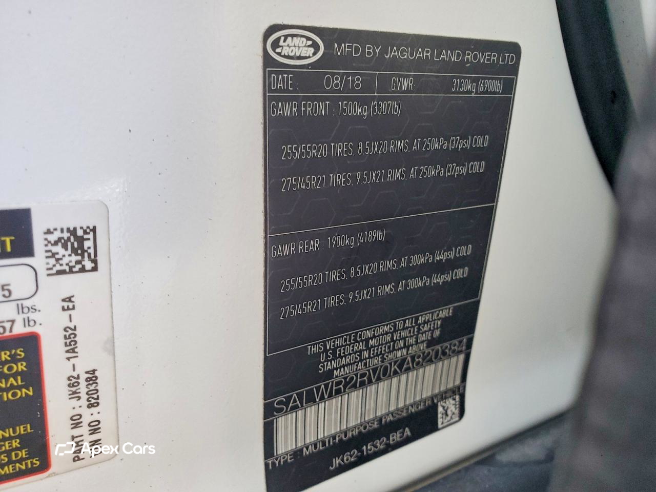 Land Rover Range Rover 2019