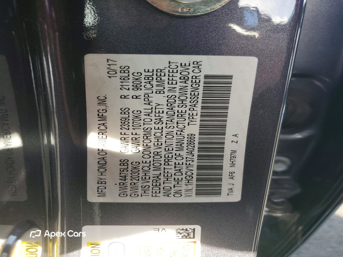 Honda Accord 2018