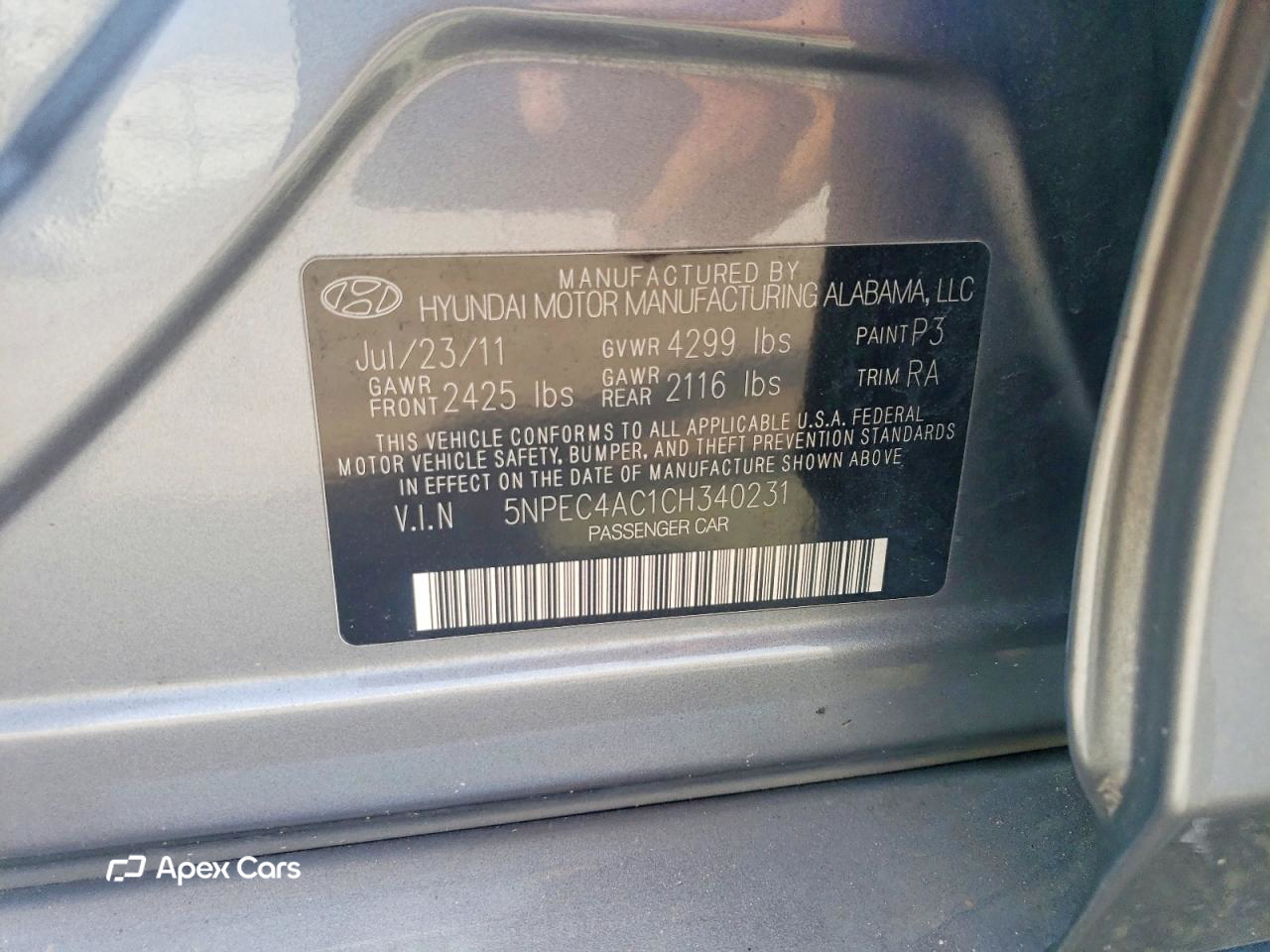 Hyundai Sonata 2012