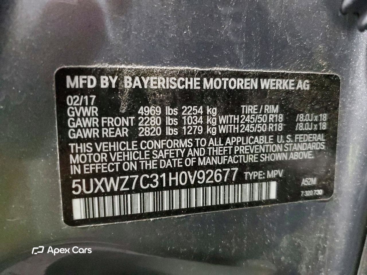 BMW X3 2017