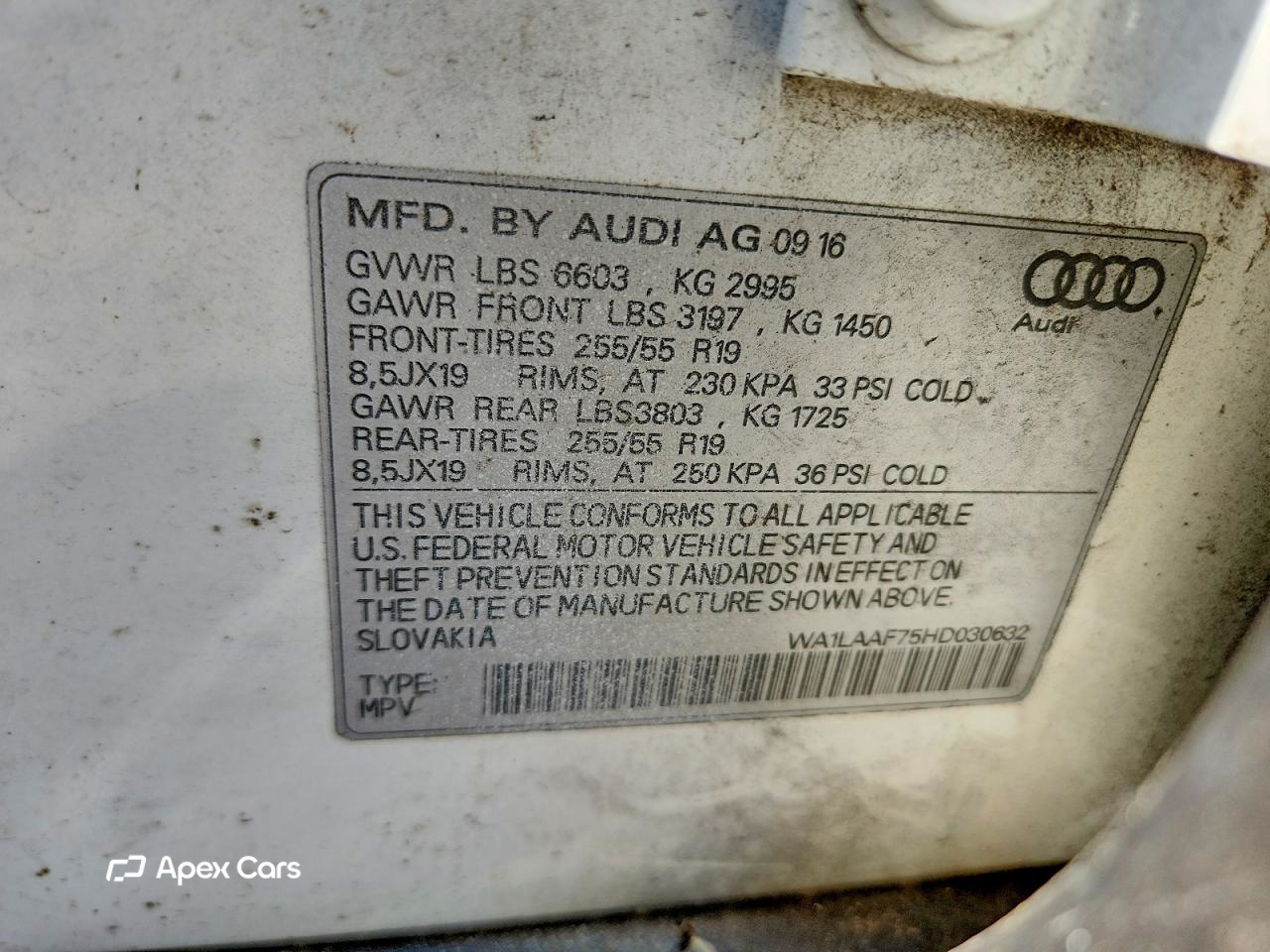 Audi Q7 2017