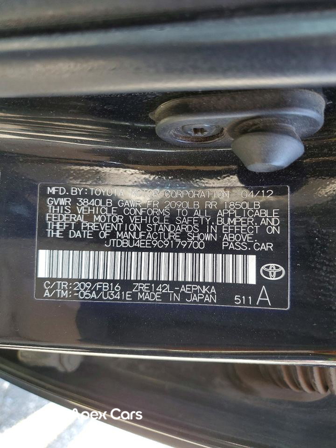 Toyota Corolla 2012