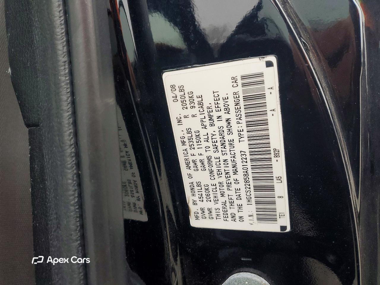 Honda Accord 2008