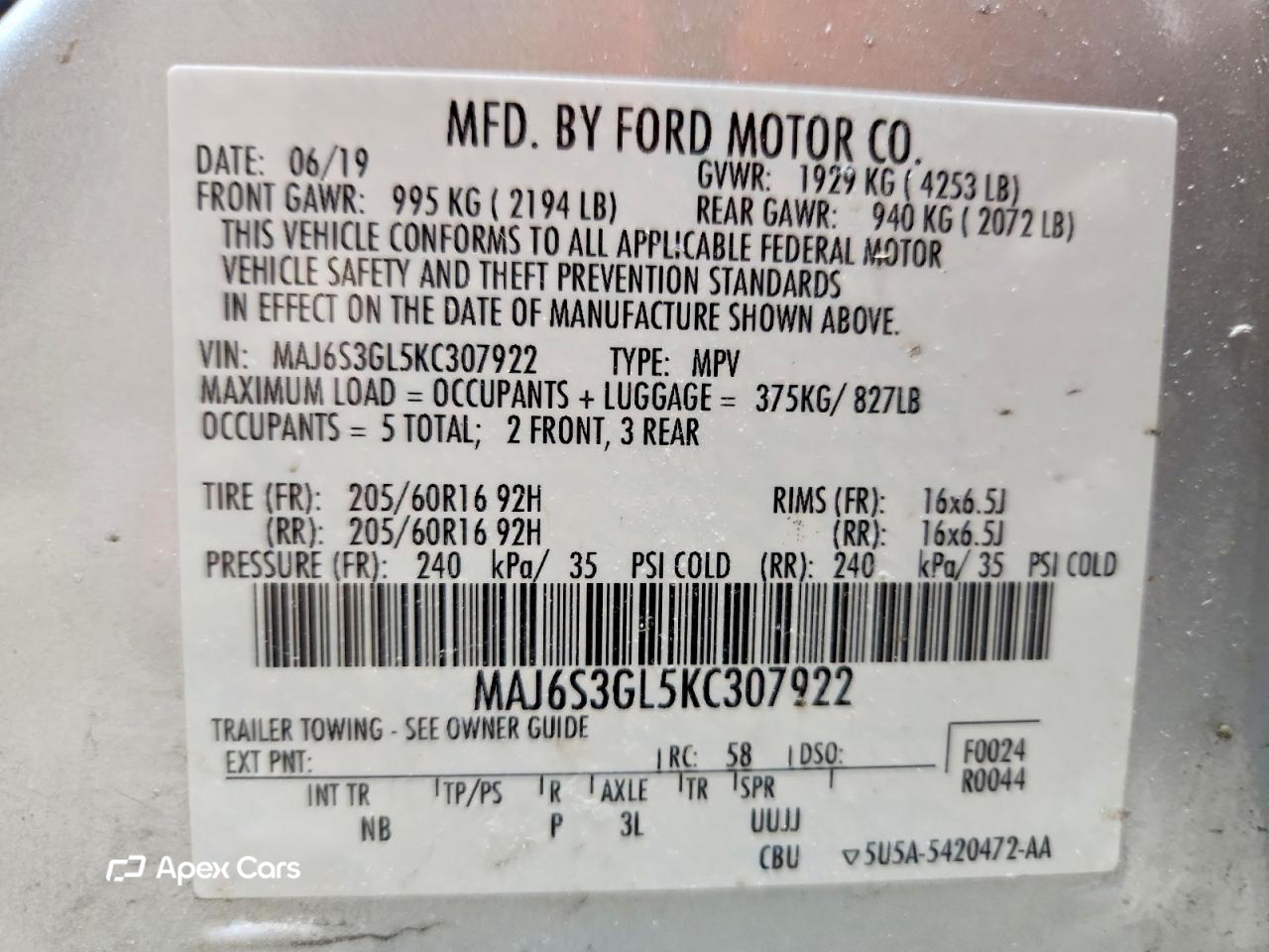 Ford EcoSport 2019