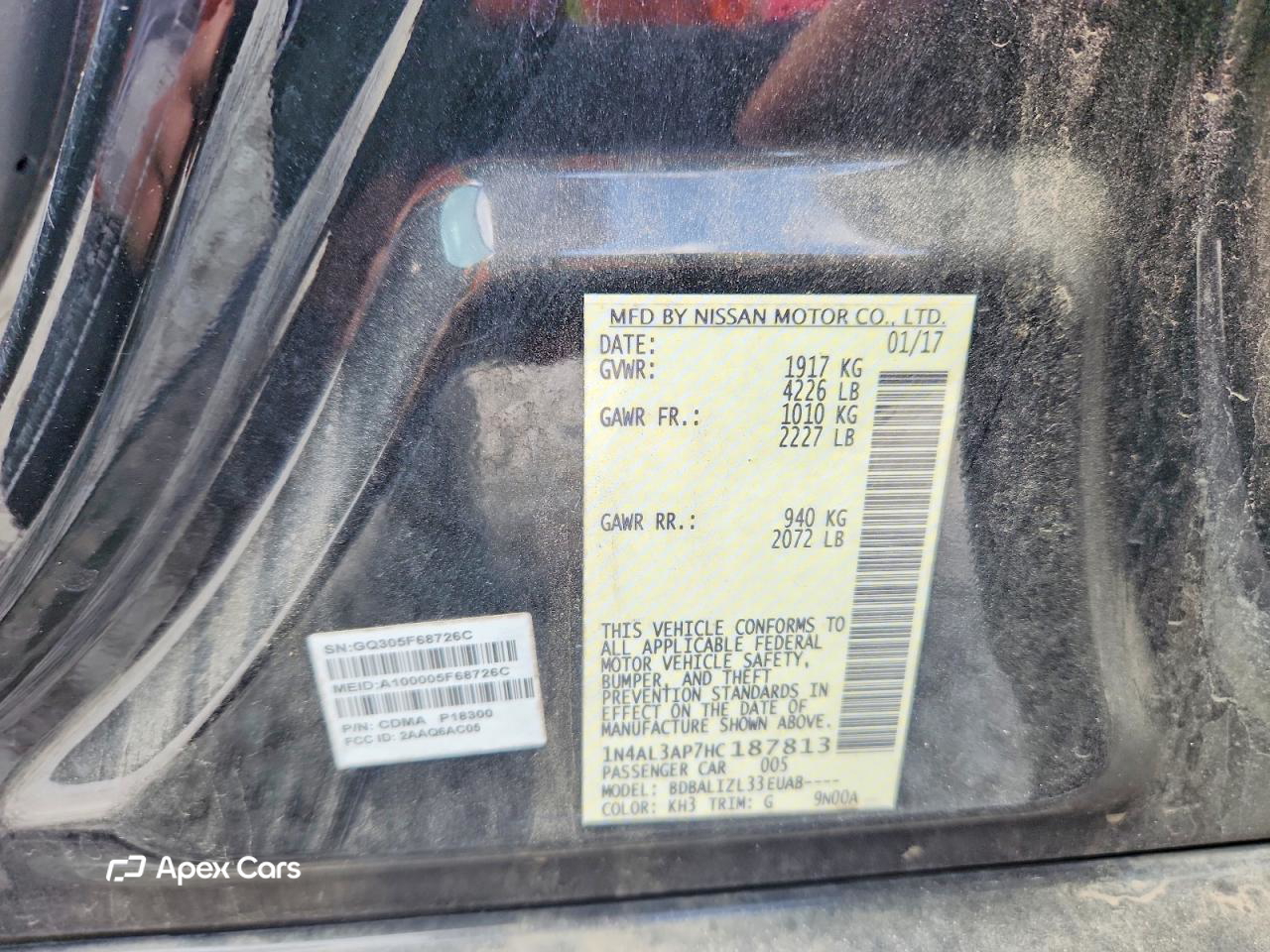 Nissan Altima 2017