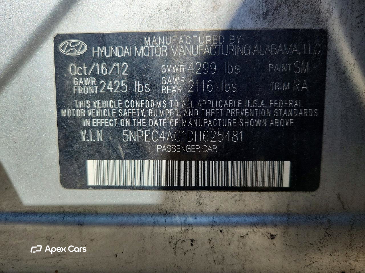 Hyundai Sonata 2013