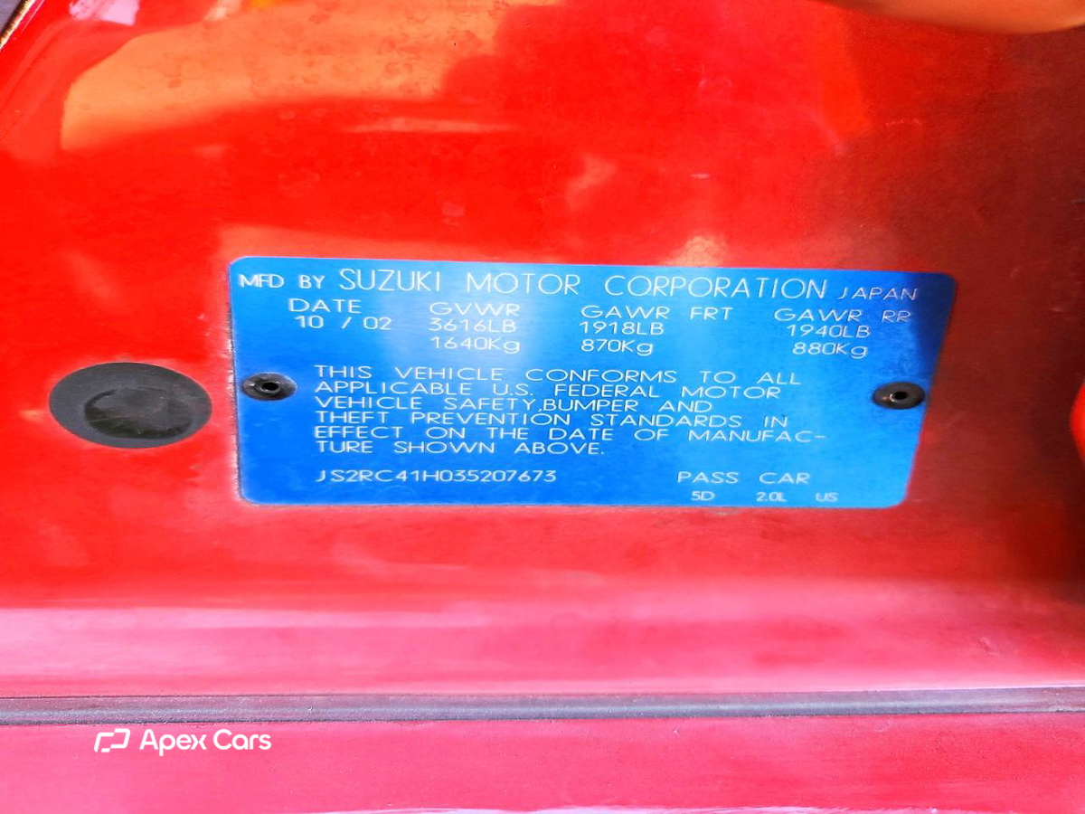 Suzuki Aerio 2003