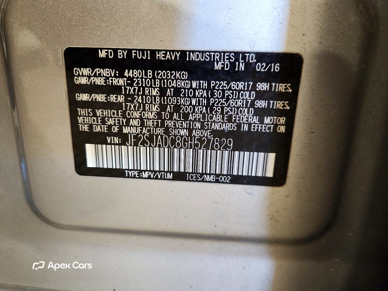 Subaru Forester 2016