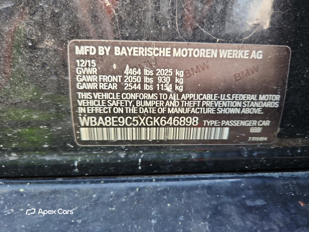 BMW Series 3 2016