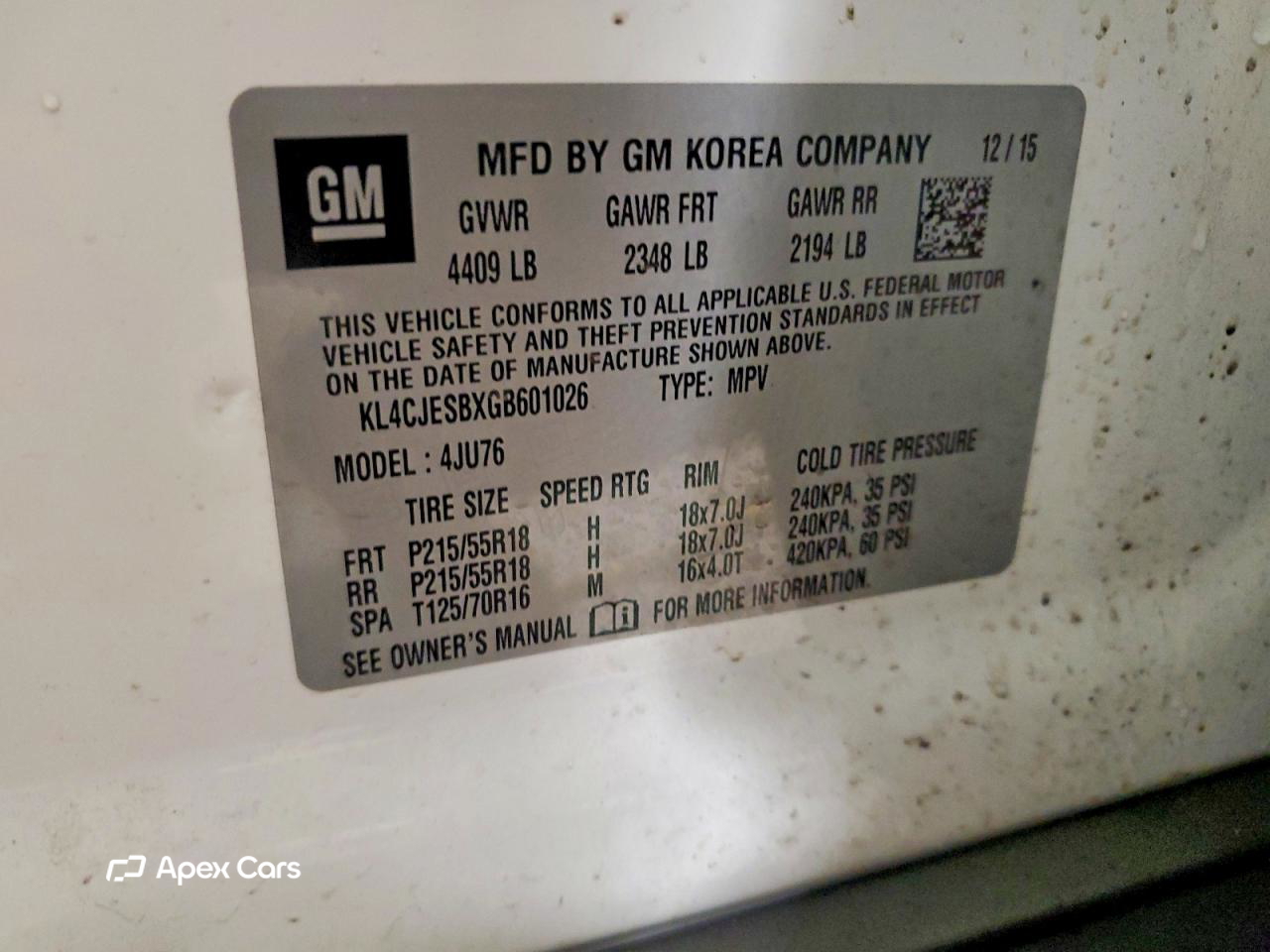 Buick Encore 2016