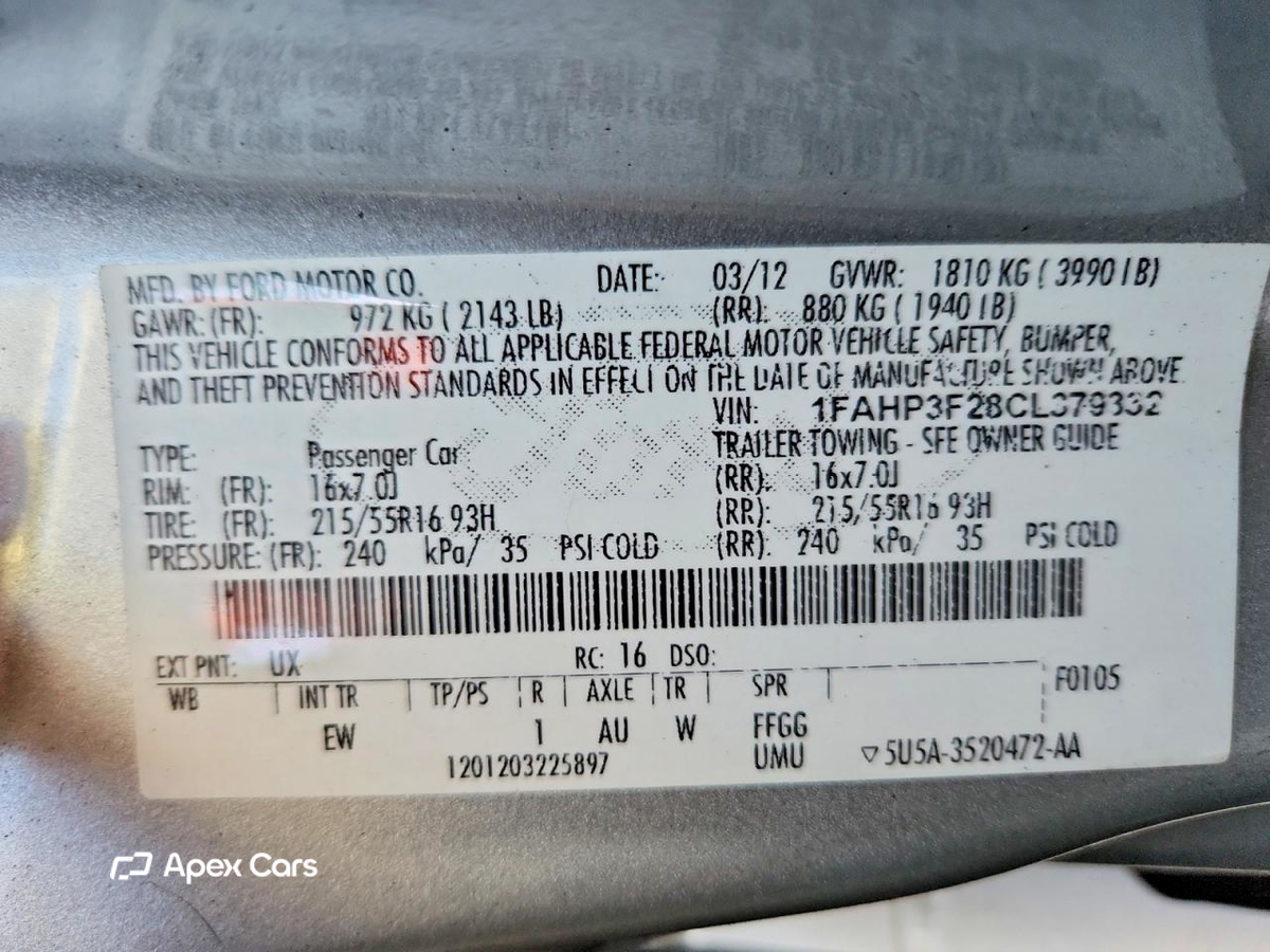 Ford Focus 2012