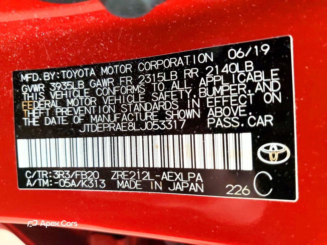 Toyota Corolla 2020