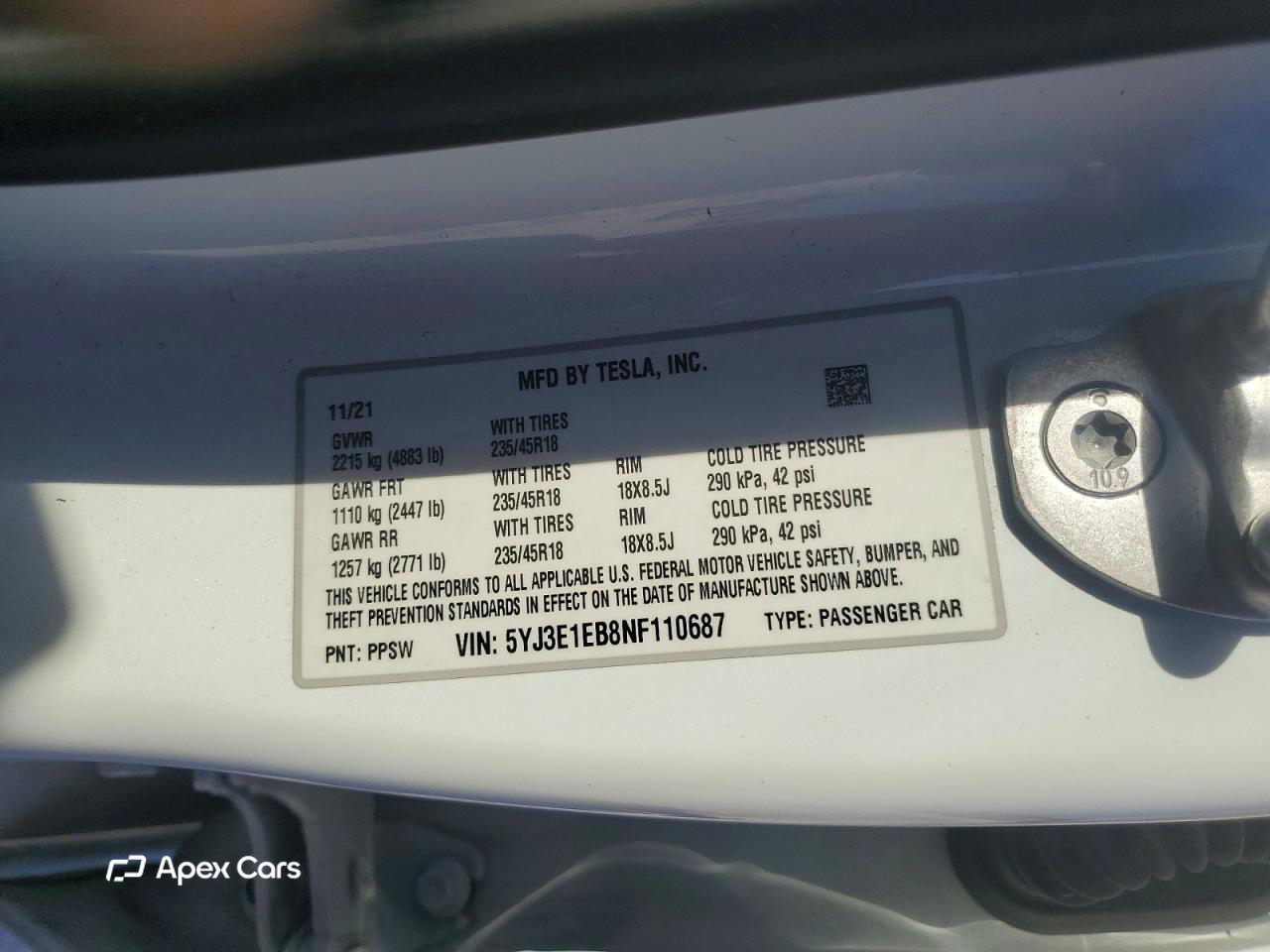 Tesla Model 3 2022
