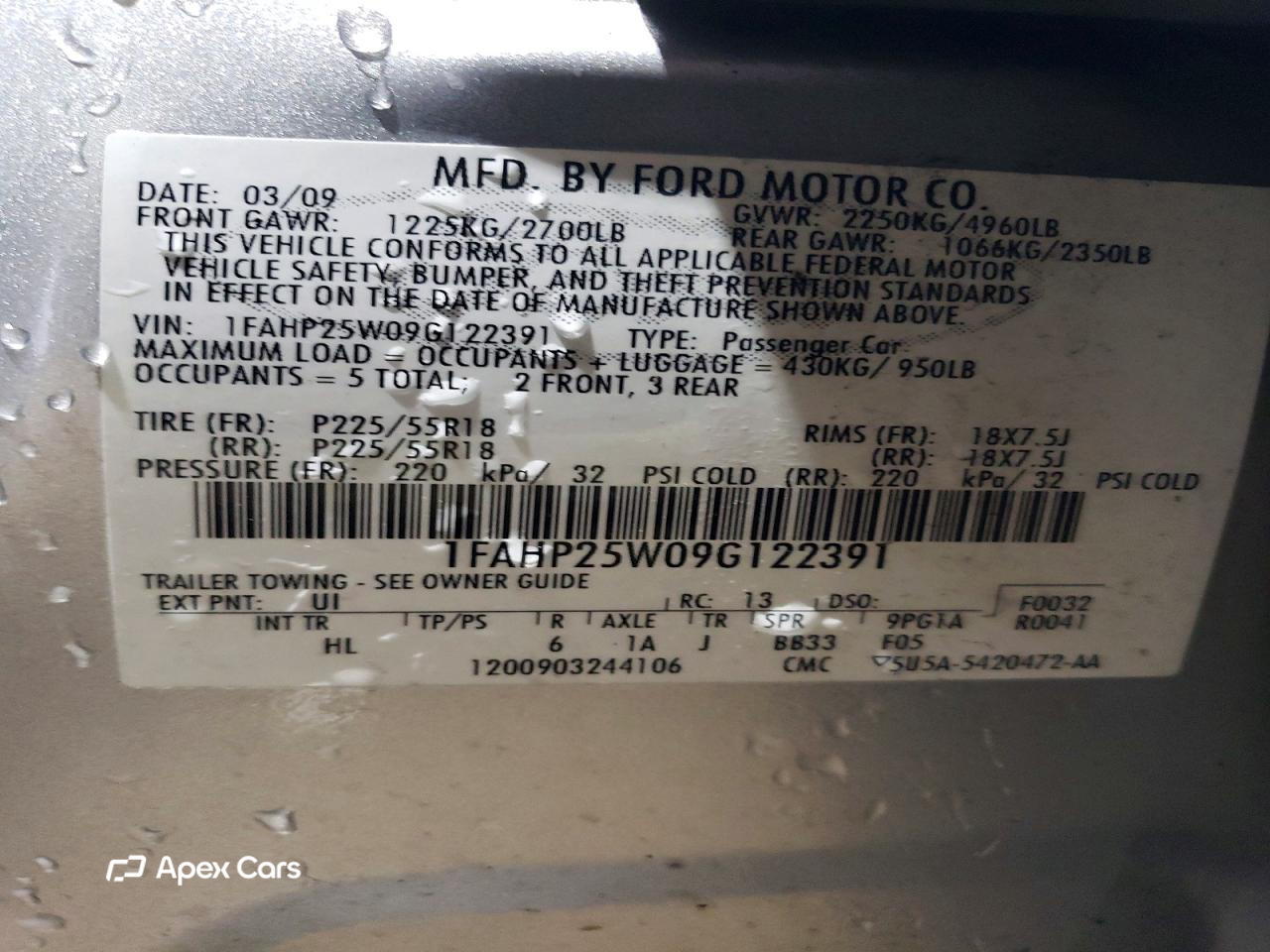 Ford Taurus 2009