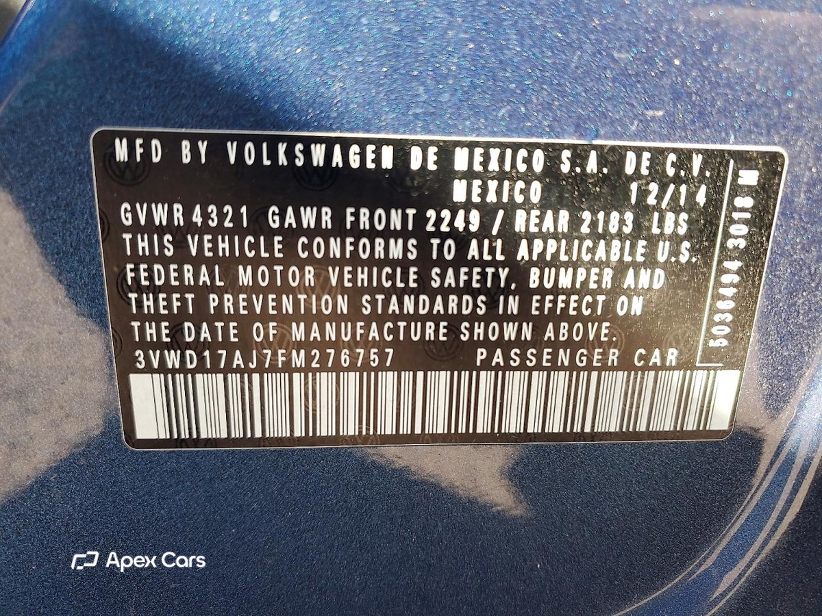 Volkswagen Jetta 2015