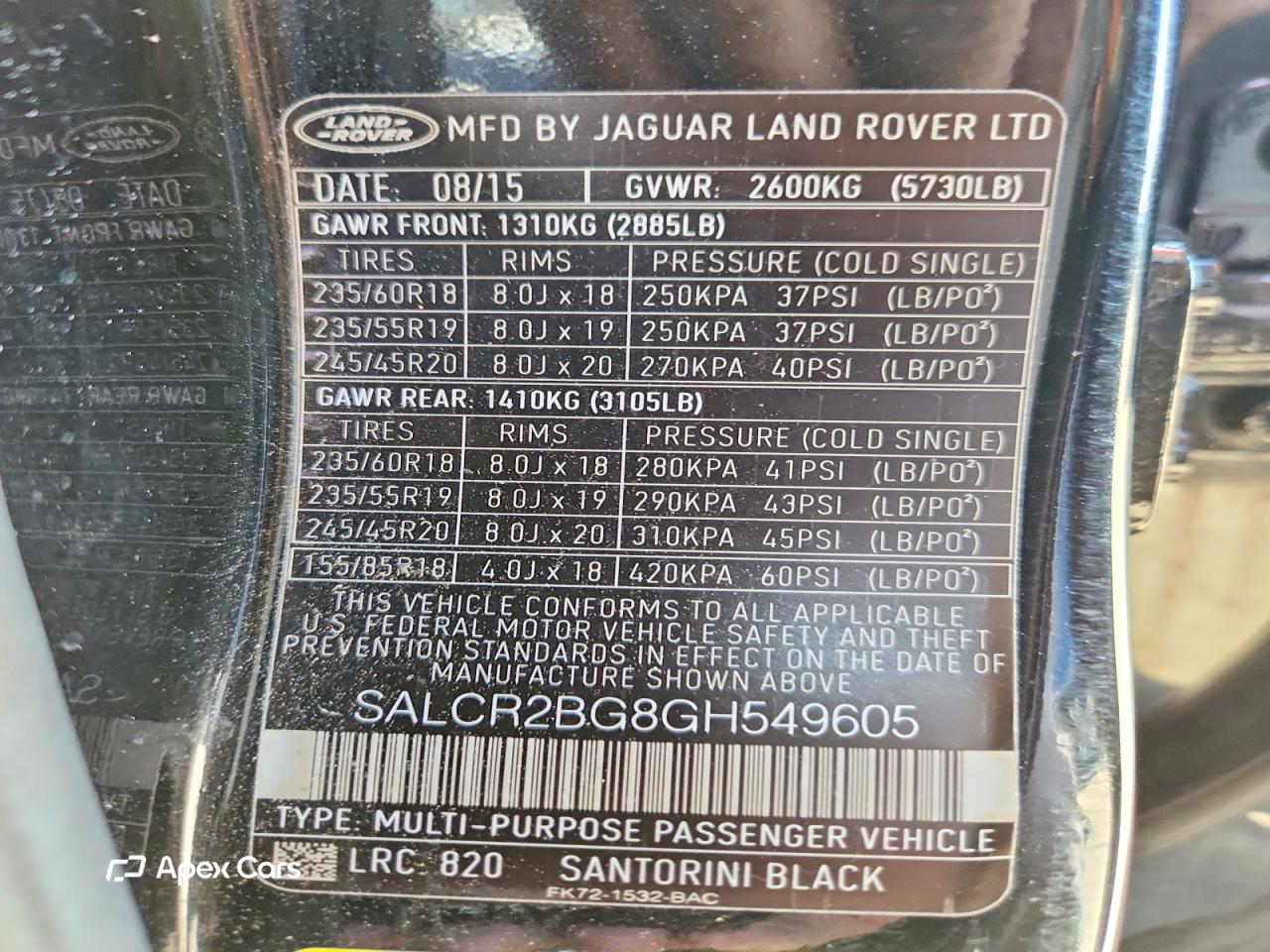Land Rover Discovery 2016