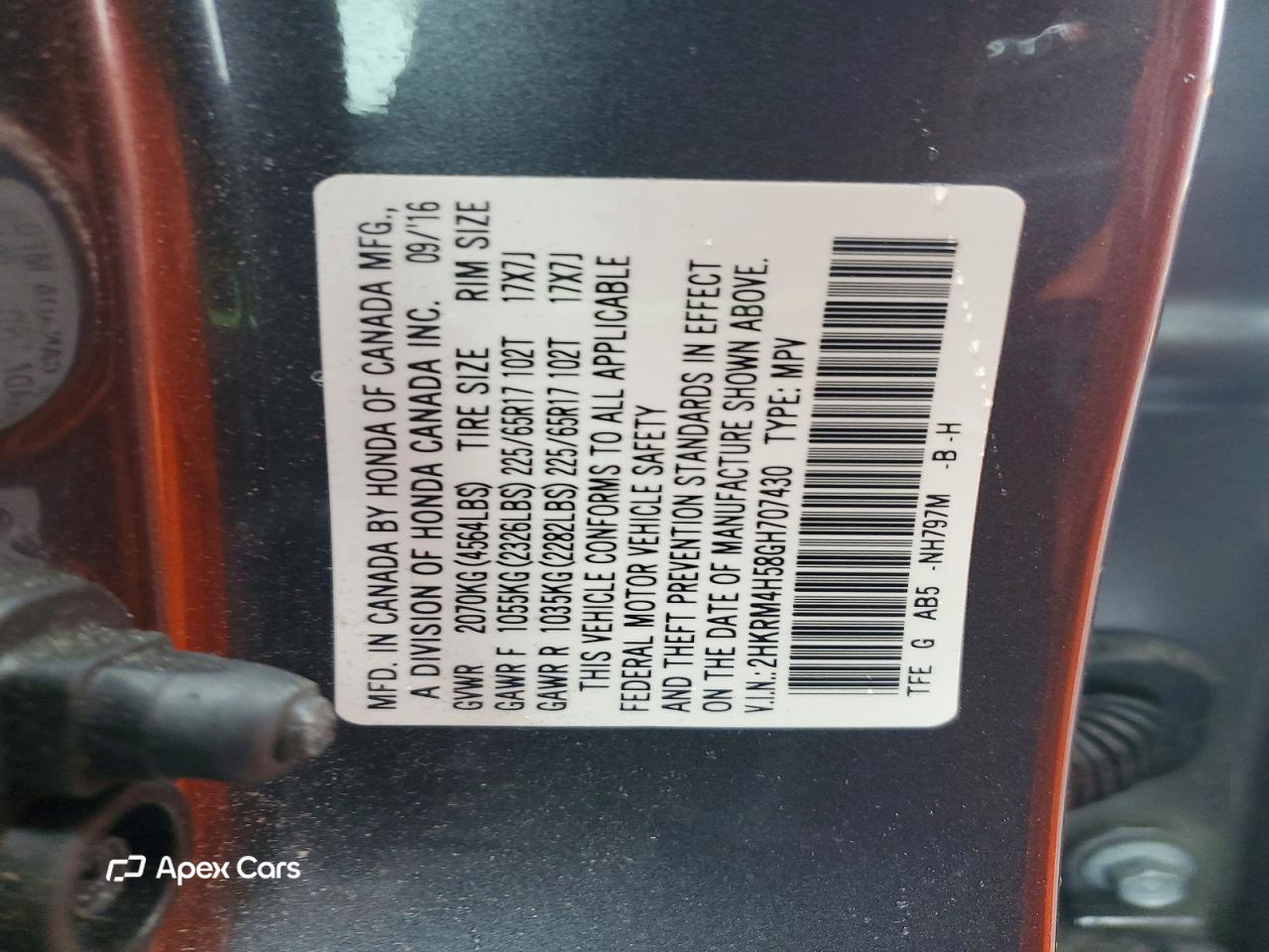 Honda CR-V 2016