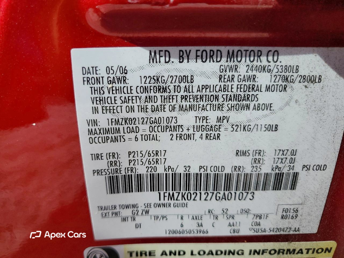 Ford Freestyle 2007