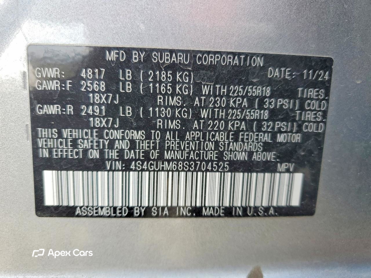 Subaru XV 2025