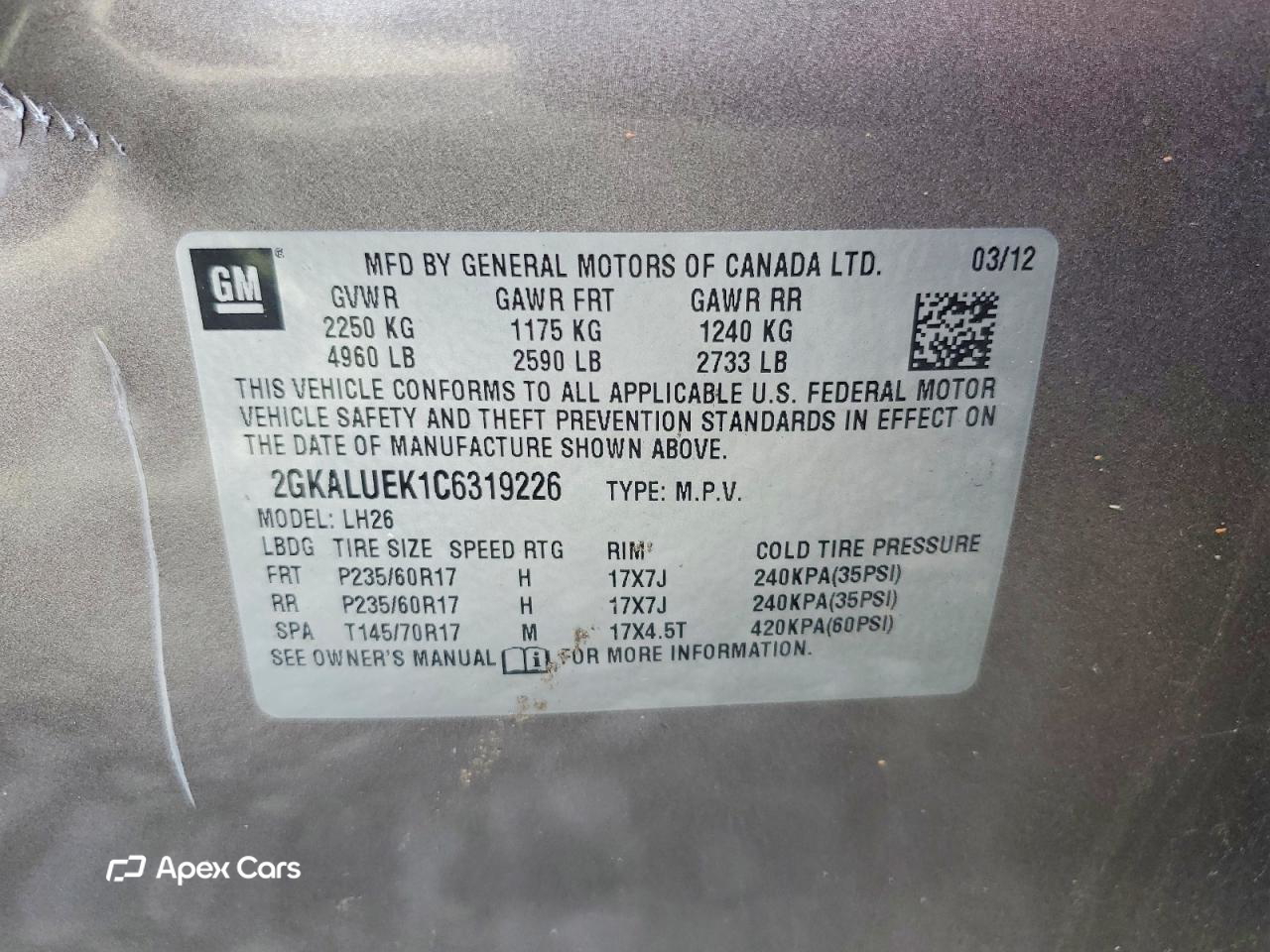 GMC Terrain 2012