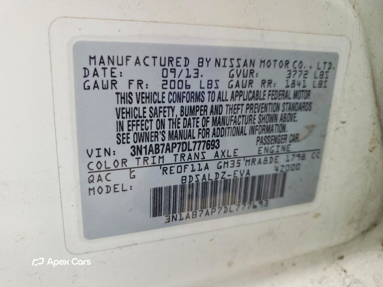 Nissan Sentra 2013