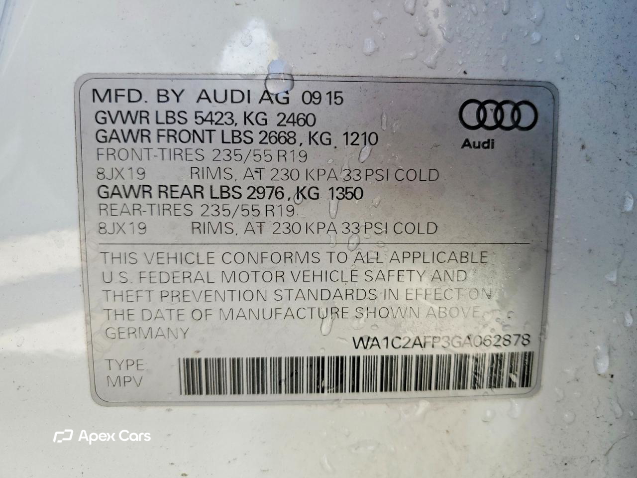 Audi Q5 2016