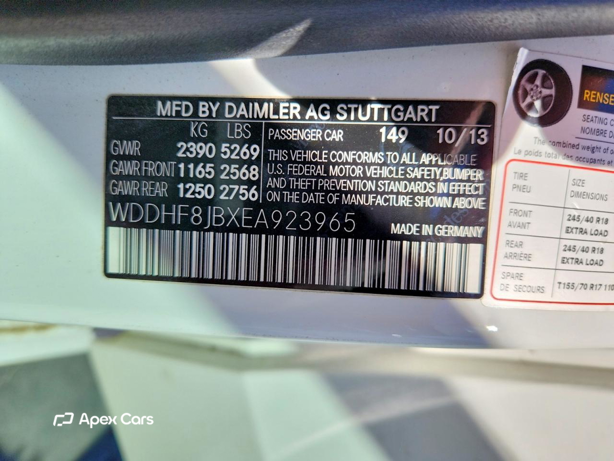 Mercedes-Benz E-klasse 2014