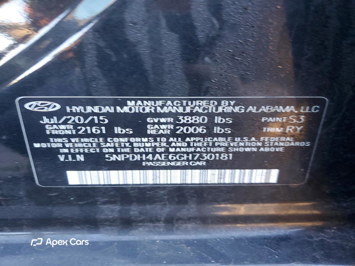 Hyundai Elantra 2016