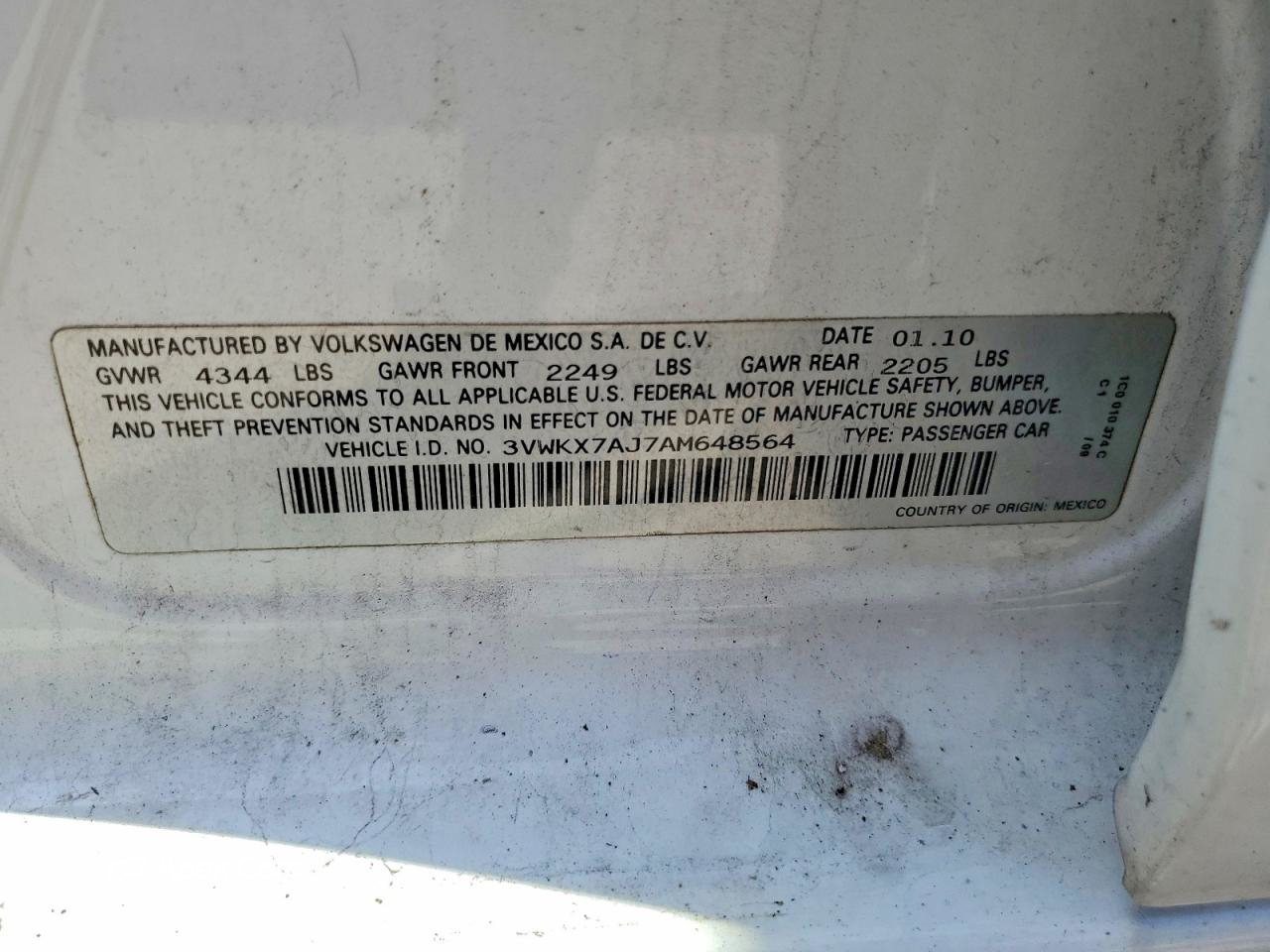Volkswagen Jetta 2010