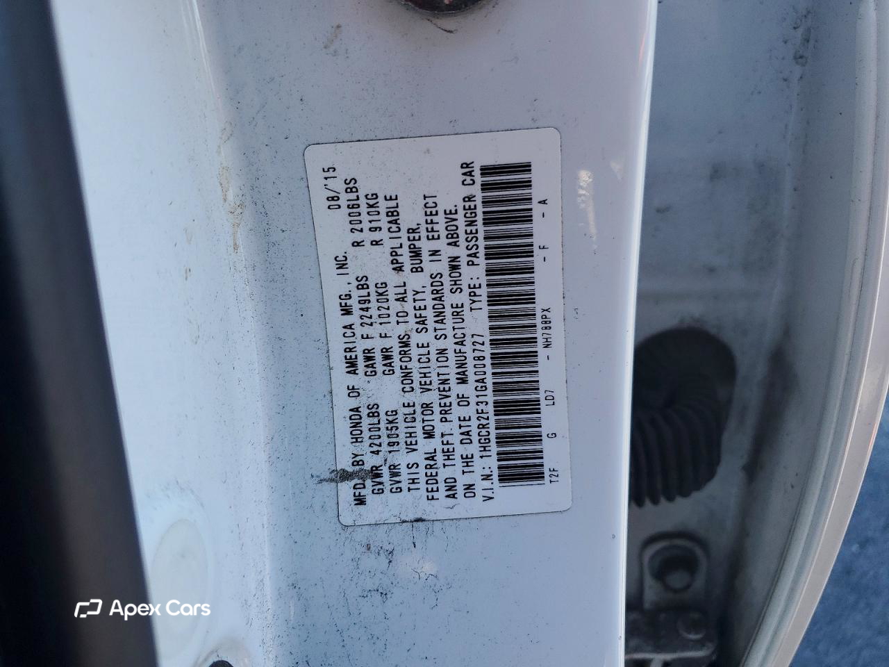 Honda Accord 2016