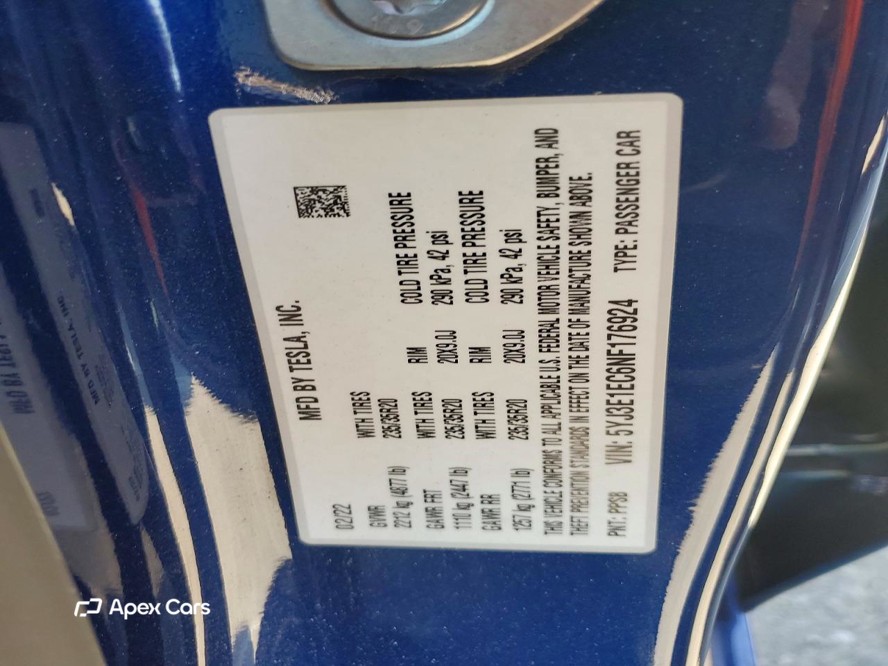 Tesla Model 3 2022