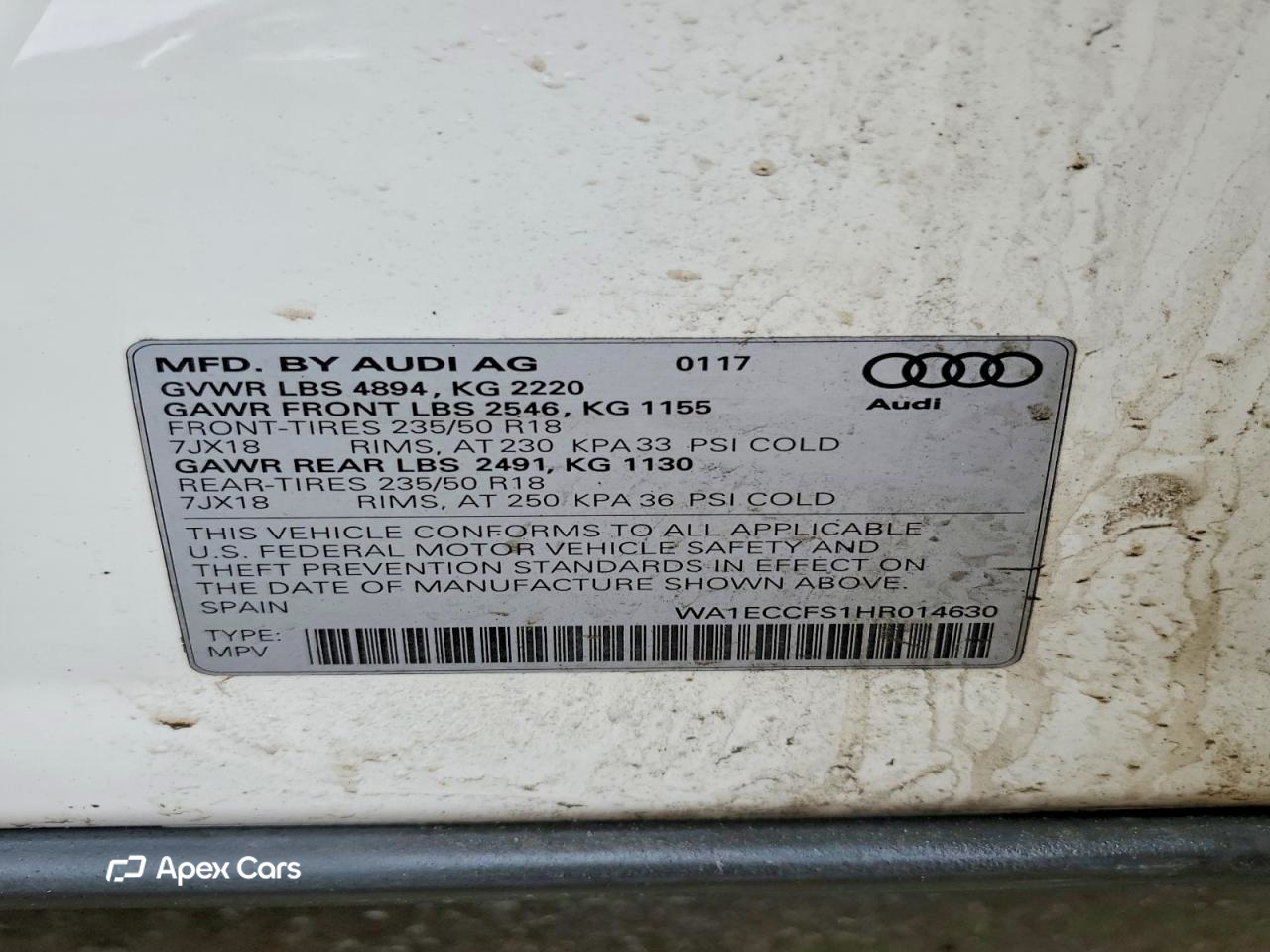 Audi Q3 2017