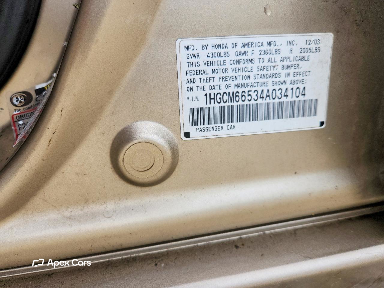 Honda Accord 2004