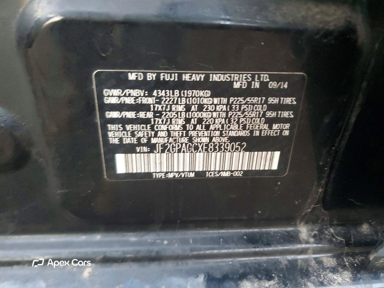 Subaru XV 2014