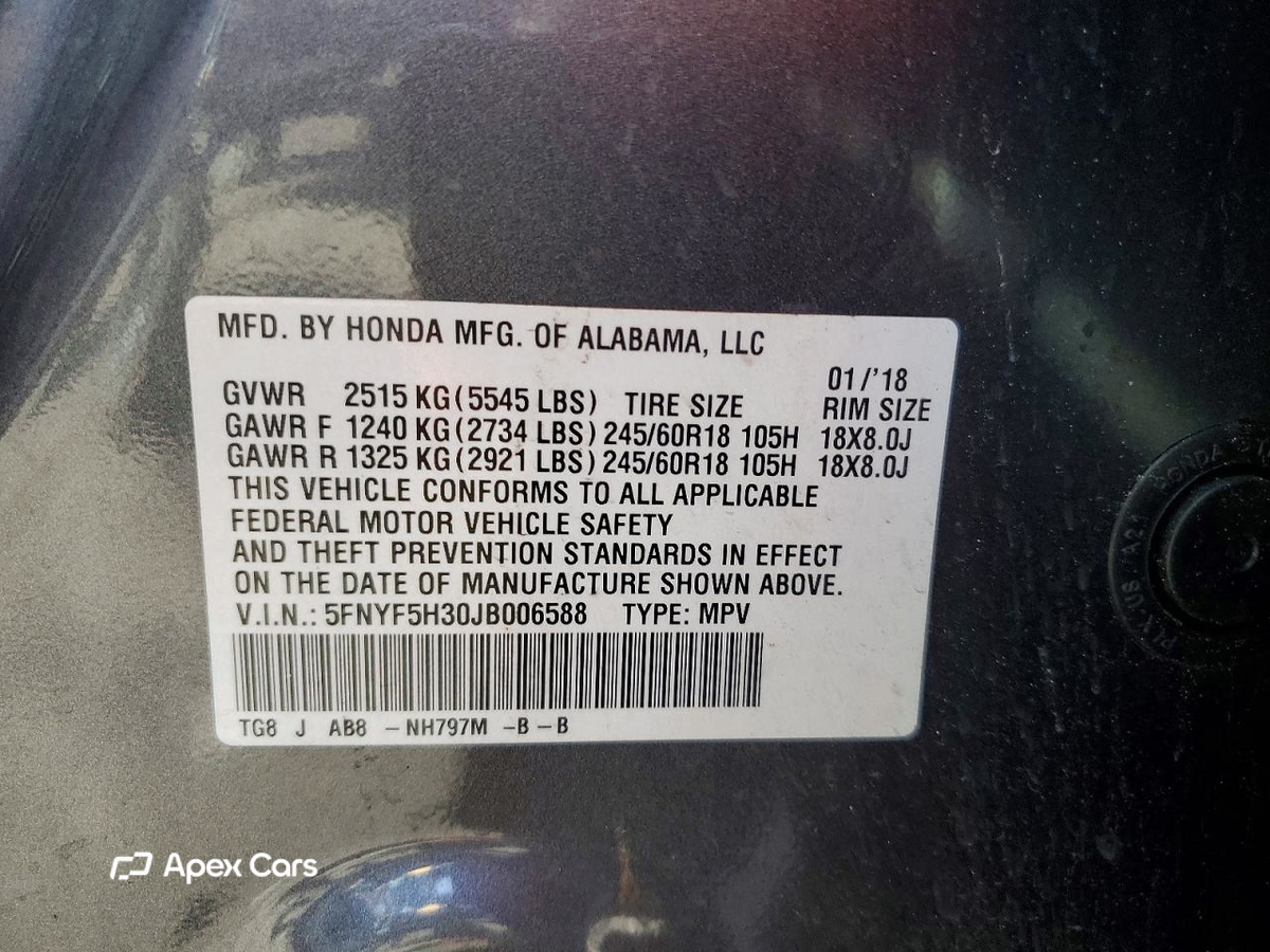 Honda Pilot 2018
