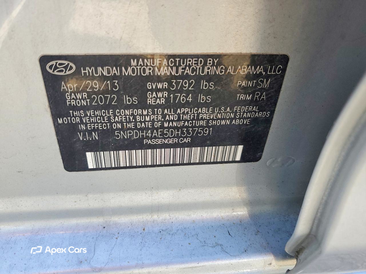 Hyundai Elantra 2013