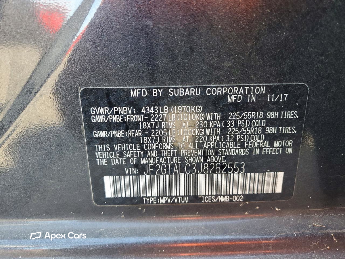 Subaru XV 2018
